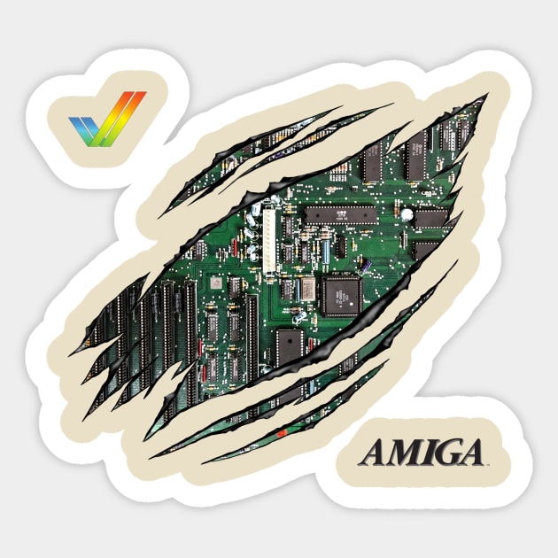 Amiga 34 years Sticker by WkDesign